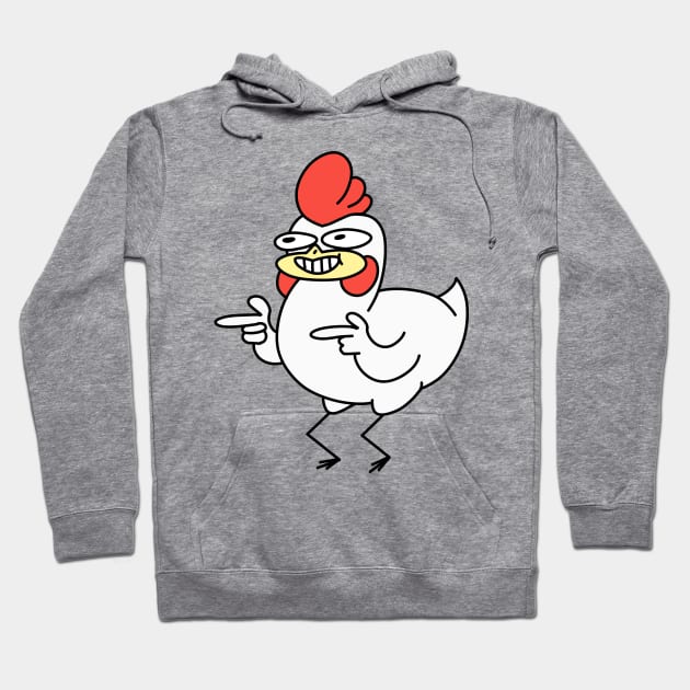 Moose the Chicken Hoodie by Jamtastic